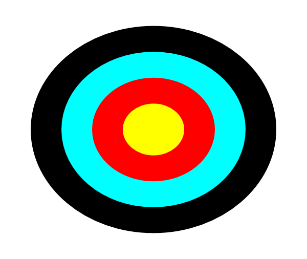 Archery Target Clip Art - Archery Target Clip Art (600x506)