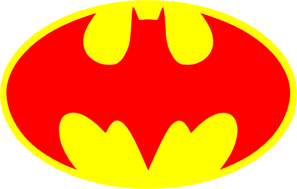 Red And Yellow Batman Symbol (600x383)
