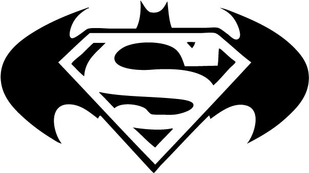 Batman Superman Logo Kylexy Deviantart - Batman Vs Superman Logo (612x792)