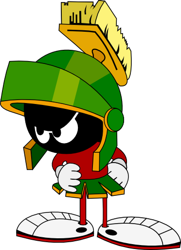 Marvin The Martian Images - Marvin The Martian Vector (372x512)