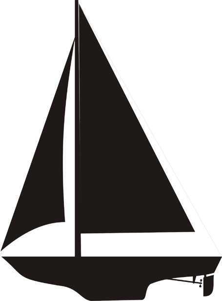 Fractional Rigged Sloop Sailboat - Cutter Rigged Sailboat Drawing (455x617)
