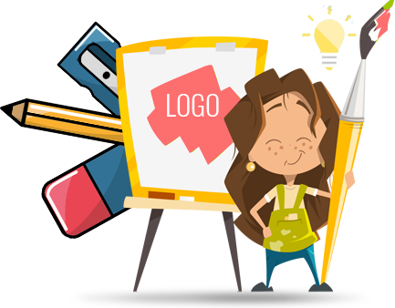 Custom Logo Design At Next Screen - Clip Art Graphic Design (433x338)
