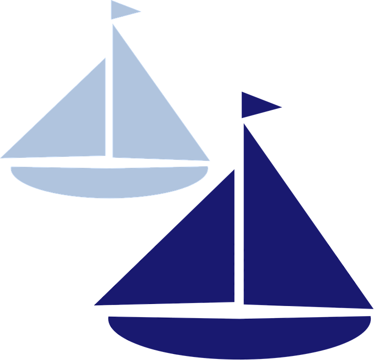 Shadow Flag, Silhouette, Sailing, Circle, Shadow - Free Sailboat Clip Art (776x720)
