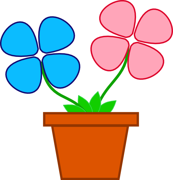 Fine Decoration Flower Pot Clip Art Flowerpot At Clker - Fine Decoration Flower Pot Clip Art Flowerpot At Clker (576x598)