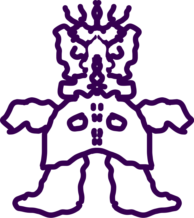 Mased Monster Clipart, Vector Clip Art Online, Royalty - Clip Art (799x900)