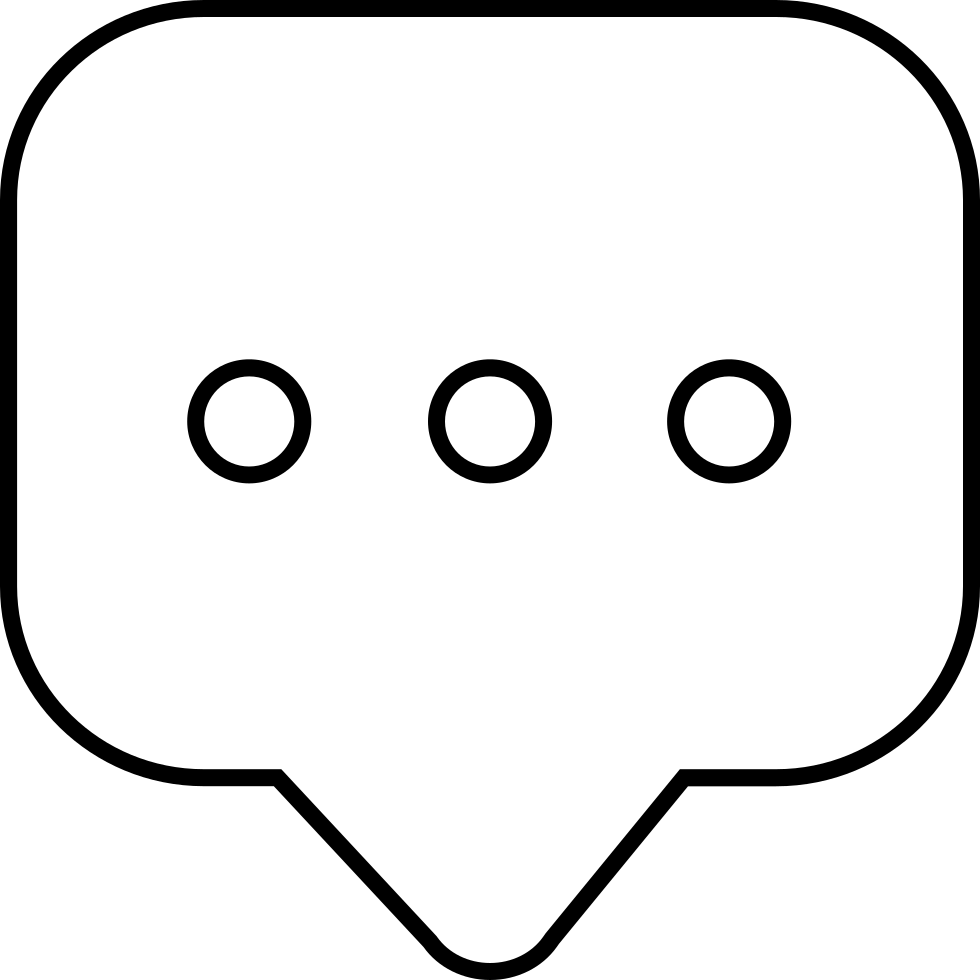 Comment Line Box Comments - Line Art (980x980)