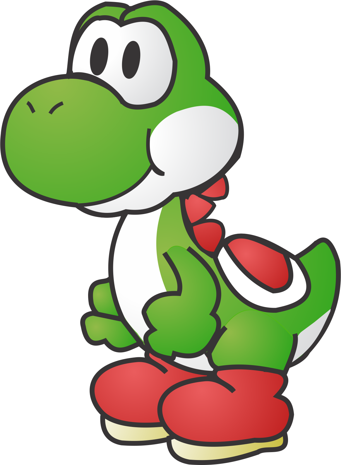 Mario Clipart Yoshi - Yoshi Mario Bros (1165x1588)