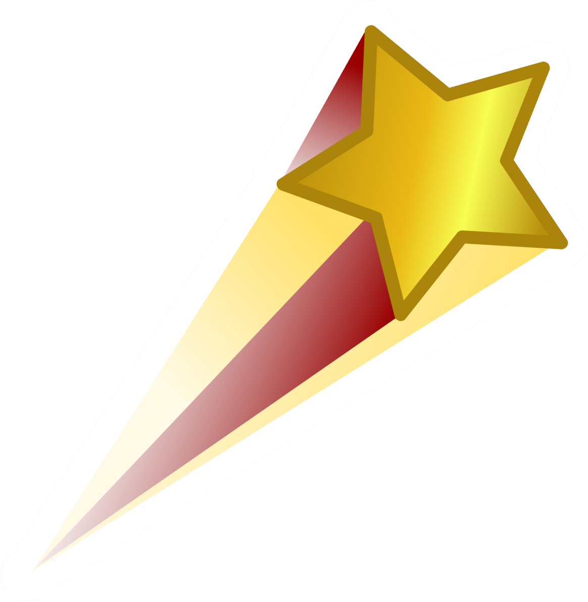 Star Clipart Meteor - Shooting Star Logo Png (1164x1192)