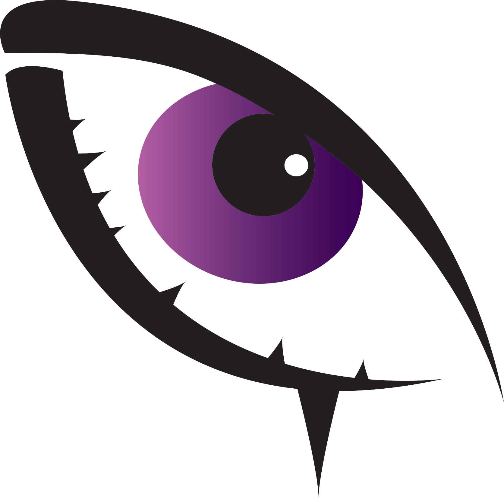Purple Eye By Justdejan Purple Eye By Justdejan - Purple Eye Clipart (1672x1655)