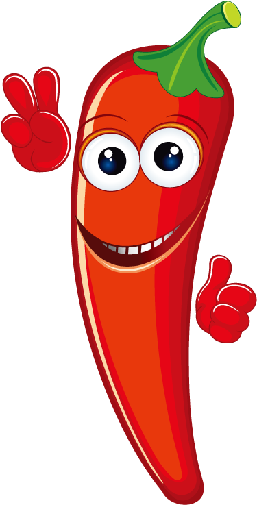 Chili Pepper Bell Pepper Chongqing Hot Pot Clip Art - Chili Pepper Cartoon Pn (827x827)