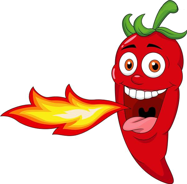 Chili Pepper Spice Mexican Cuisine Pungency Clip Art - Chili Cartoon (600x591)