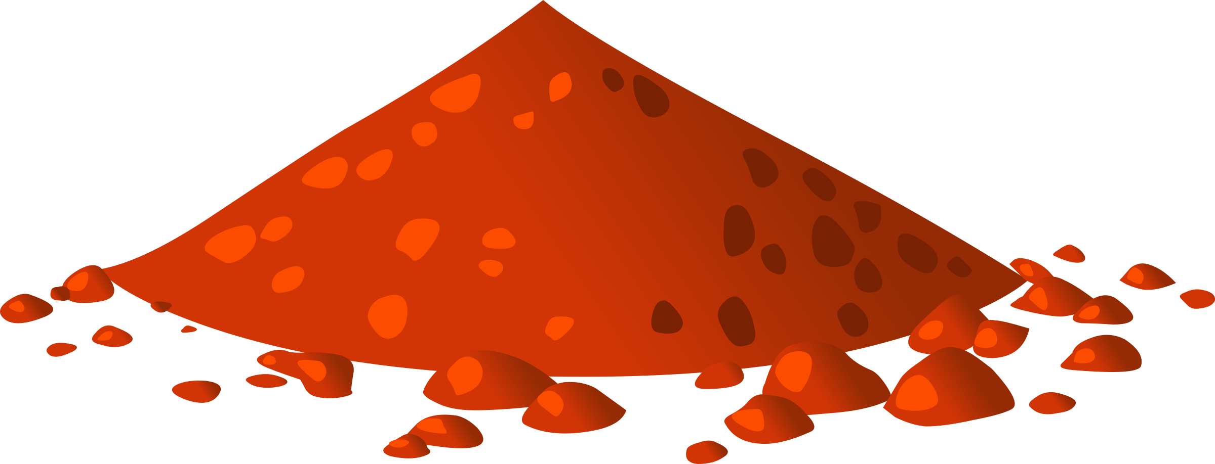 Hot Pepper - Chili Powder Clipart (2400x918)