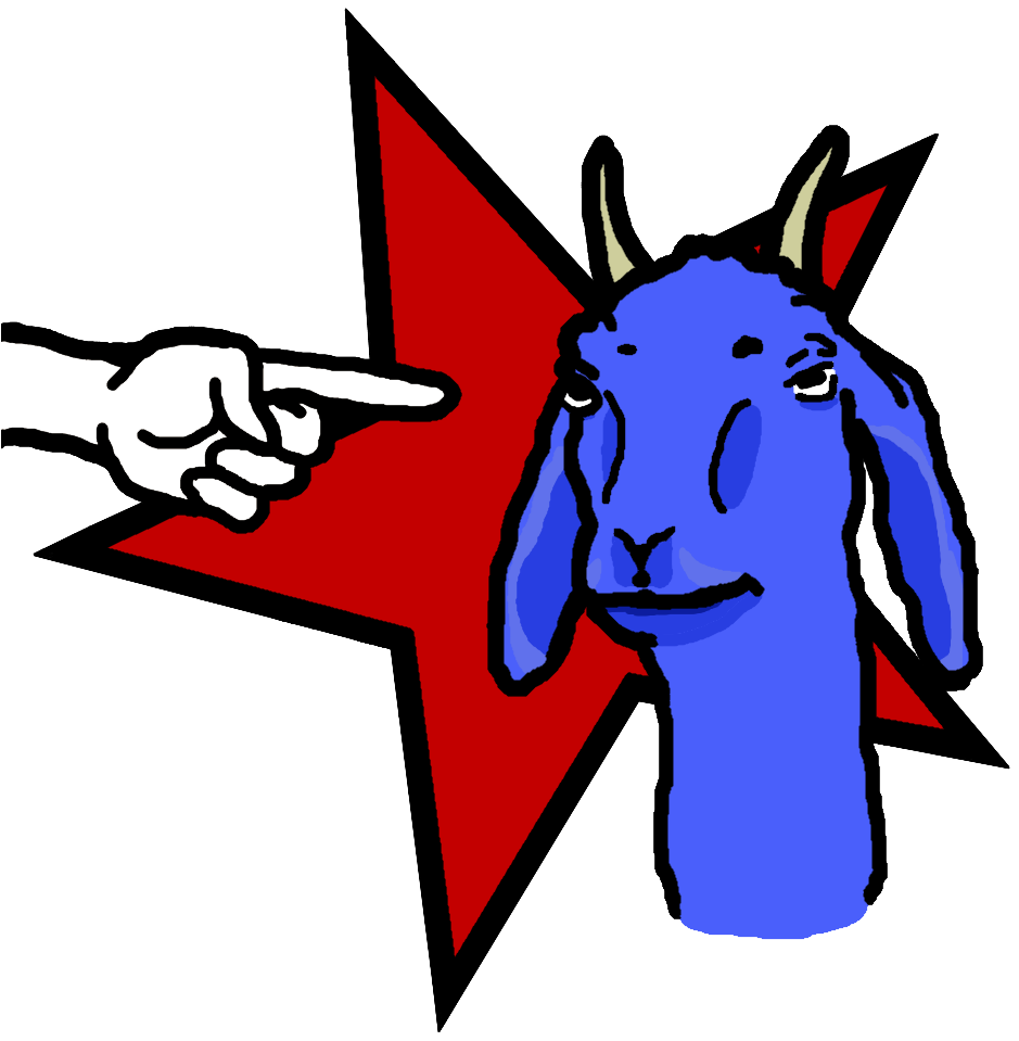 I Am Azurescapegoat And This Is My Website - Goat (1000x1000)