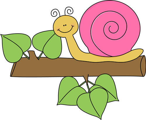 Free Snail Cliparts 2 Image - Snail Eating Clipart (500x414)