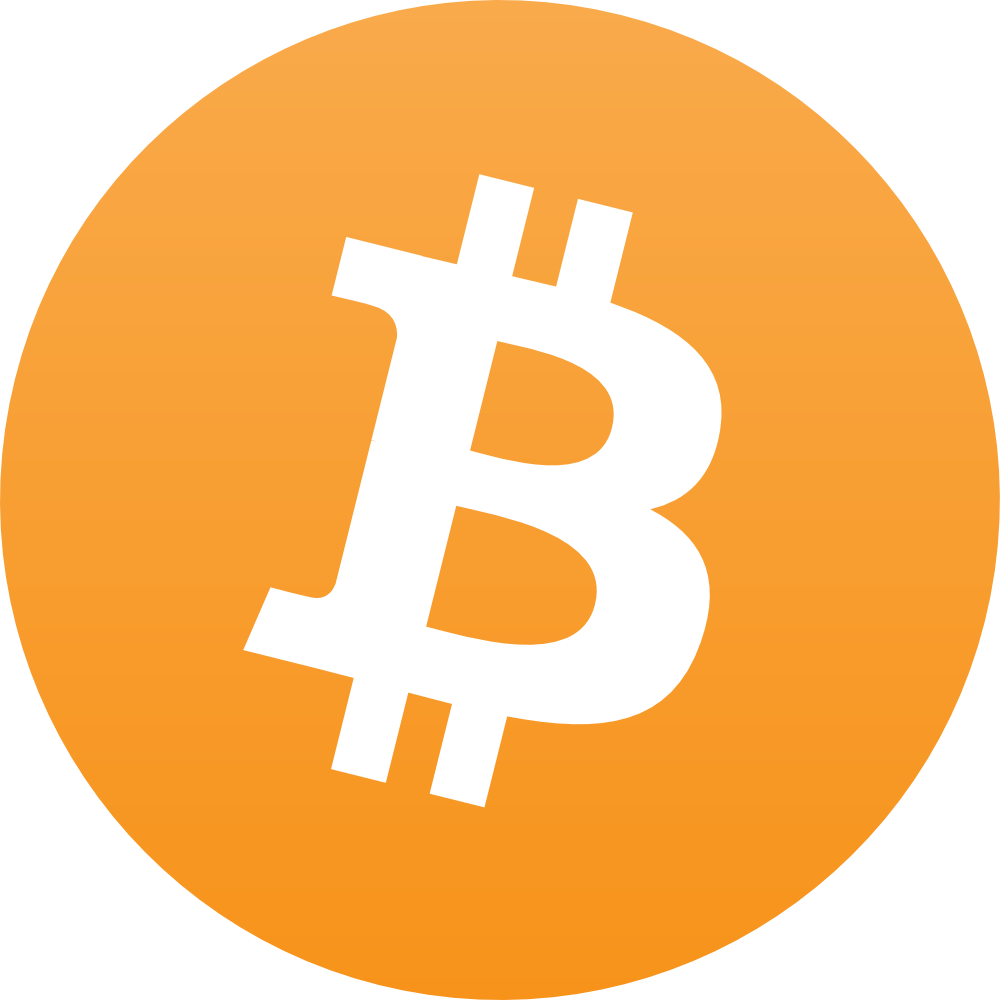 Orange Logos - Bitcoin Logo Png (1000x1000)