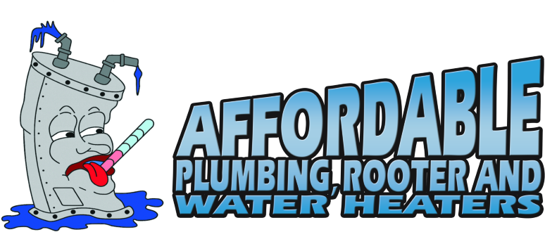 Affordable Plumbing, Rooter And Water Heaters Logo - Illustration (800x600)