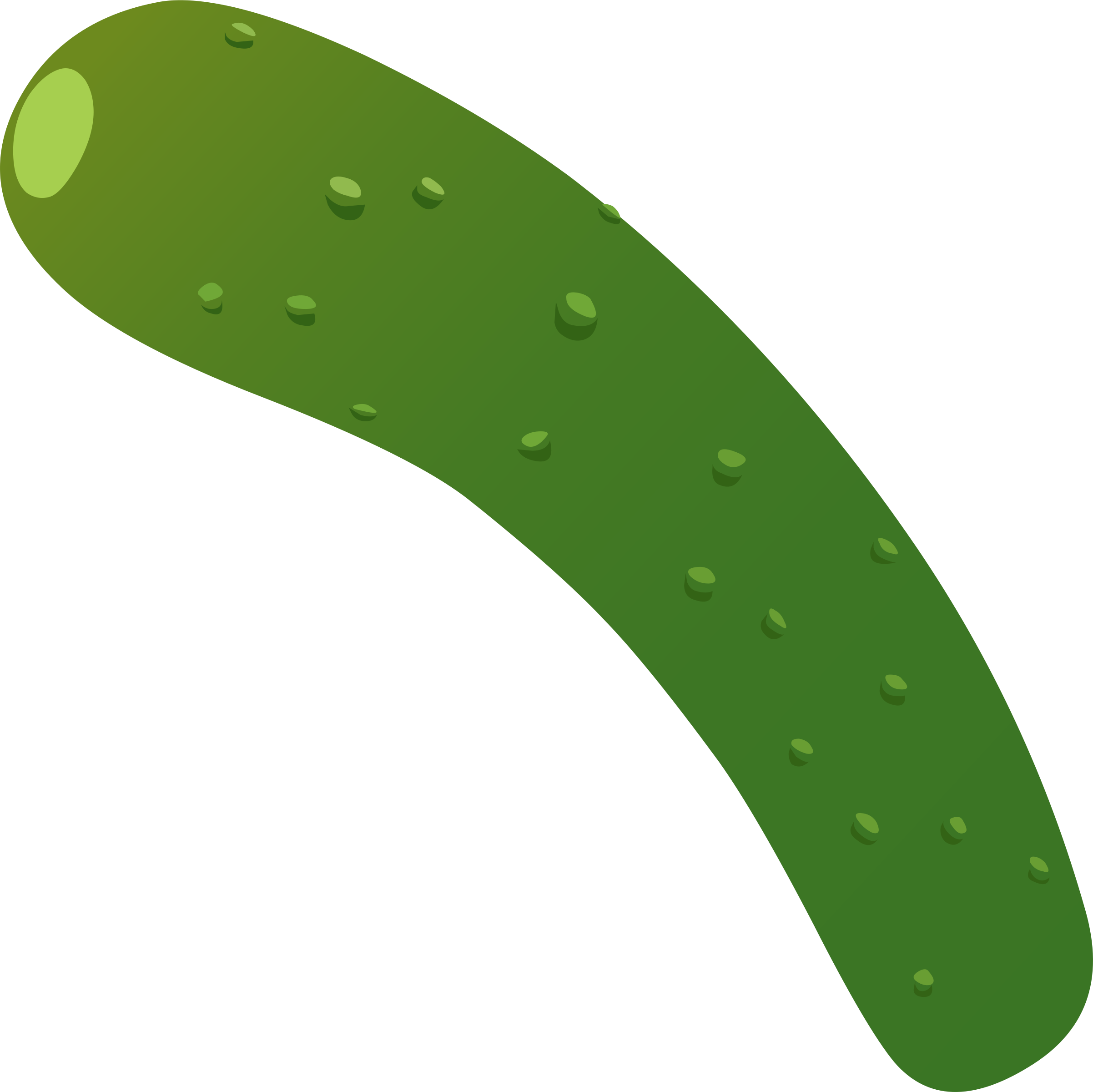 Big Image - Zucchini Clipart (2403x2400)