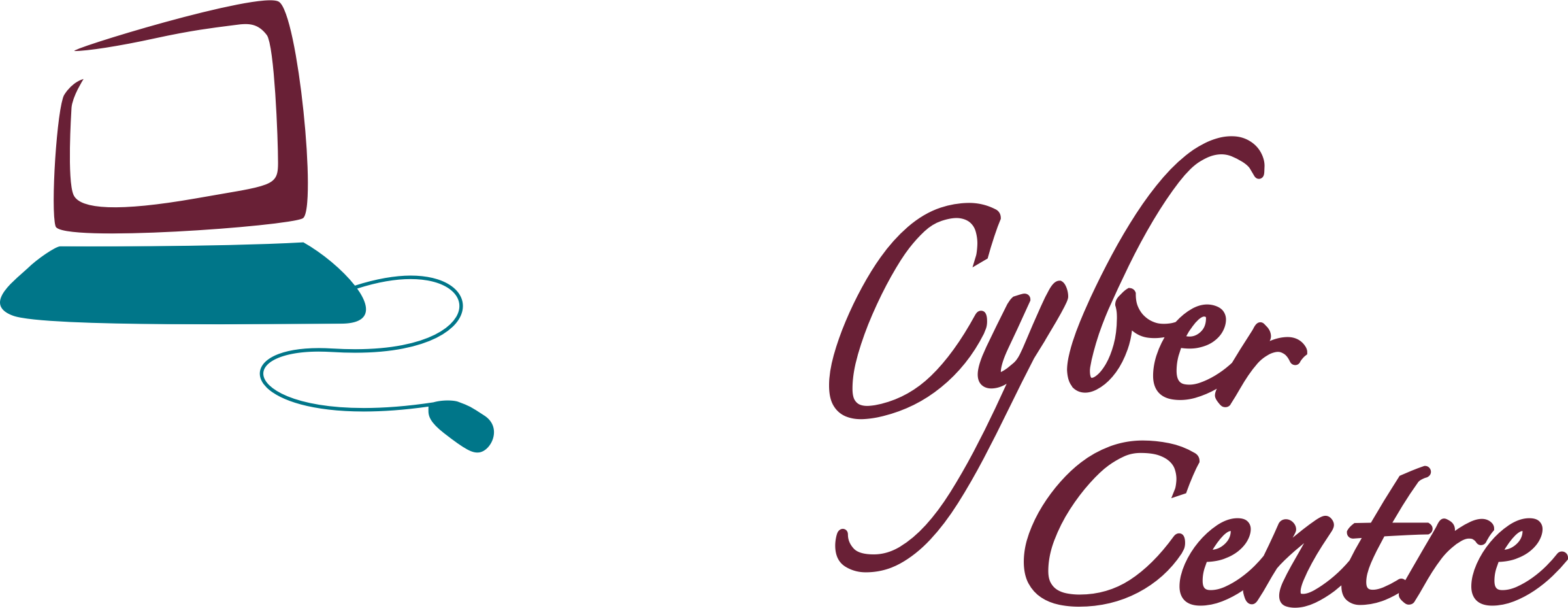 Logo Computer Industry Hi - Computer Logo Png (2400x930)