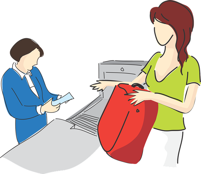 New Tsa Rules Affect Kindle, Ipad, And Other Ereaders - Airport Security Clipart Png (640x555)