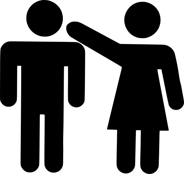 Totetude No Hitting Rules Clip Art At Clker Com Vector - Brother Icon (600x566)