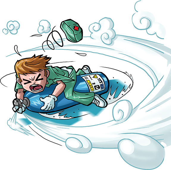 Doctor Panic - - Cartoon (575x571)