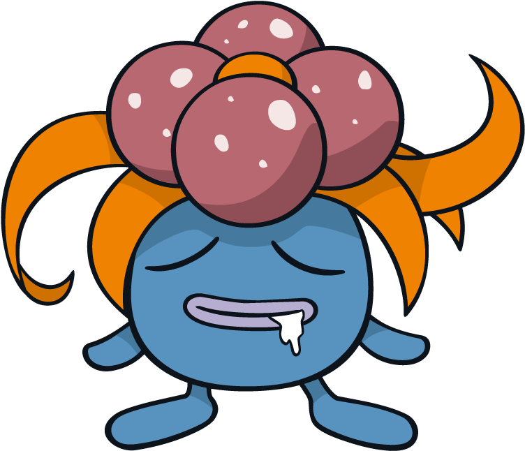 Gloom Pokemon Character Vector Art - Gloom Dream World (800x800)