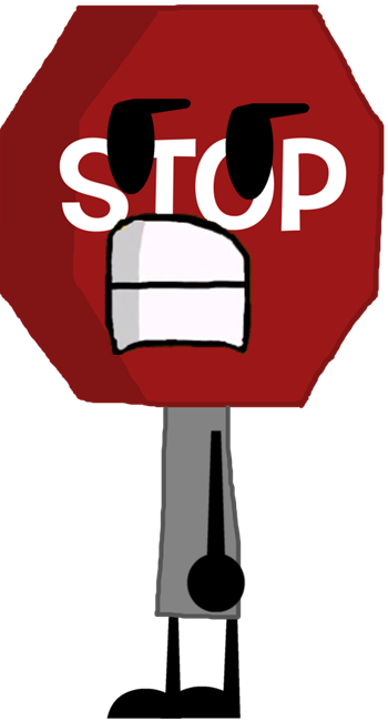 Ss - Bfdi Stop Sign - (350x650) Png Clipart Download