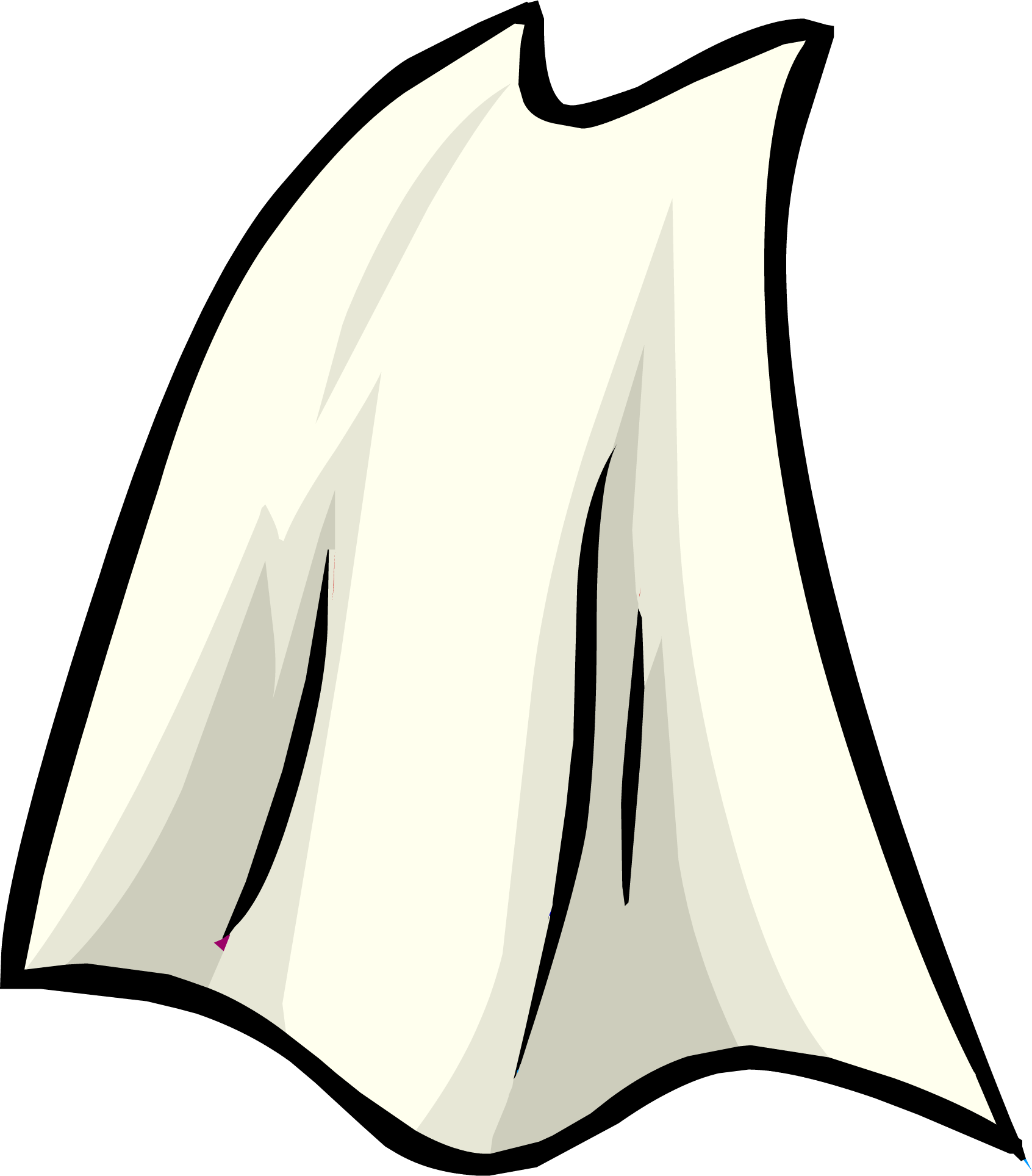 White Cape Clothing Icon Id 3105 - Super Hero Cape Clip Art (1692x1927)
