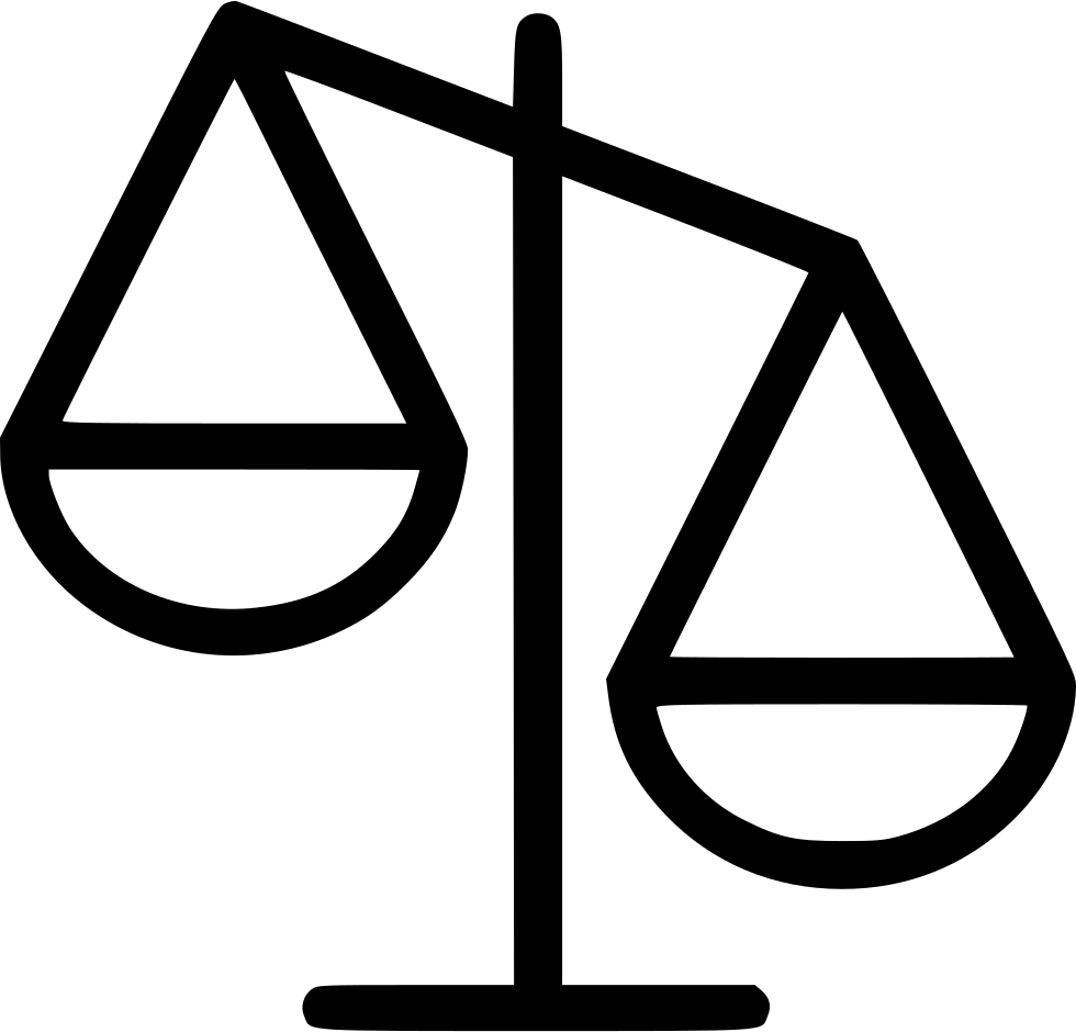 Scale Justice Law Attorney Comments - Attorney Icon Png (980x940)