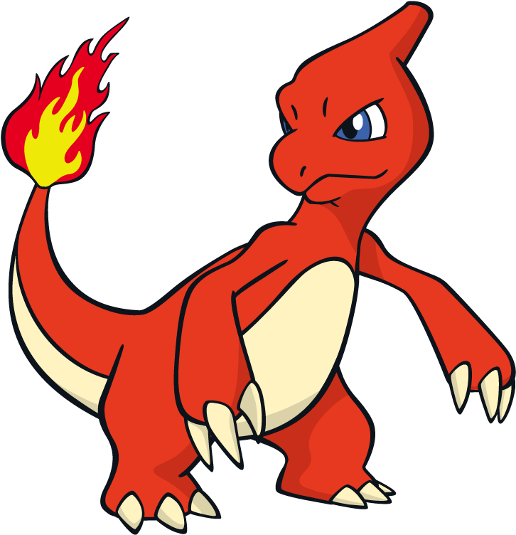 Charmeleon Pokemon Character Vector Art - Bulbasaur Ivysaur Venusaur Charmander Charmeleon Charizard (800x800)