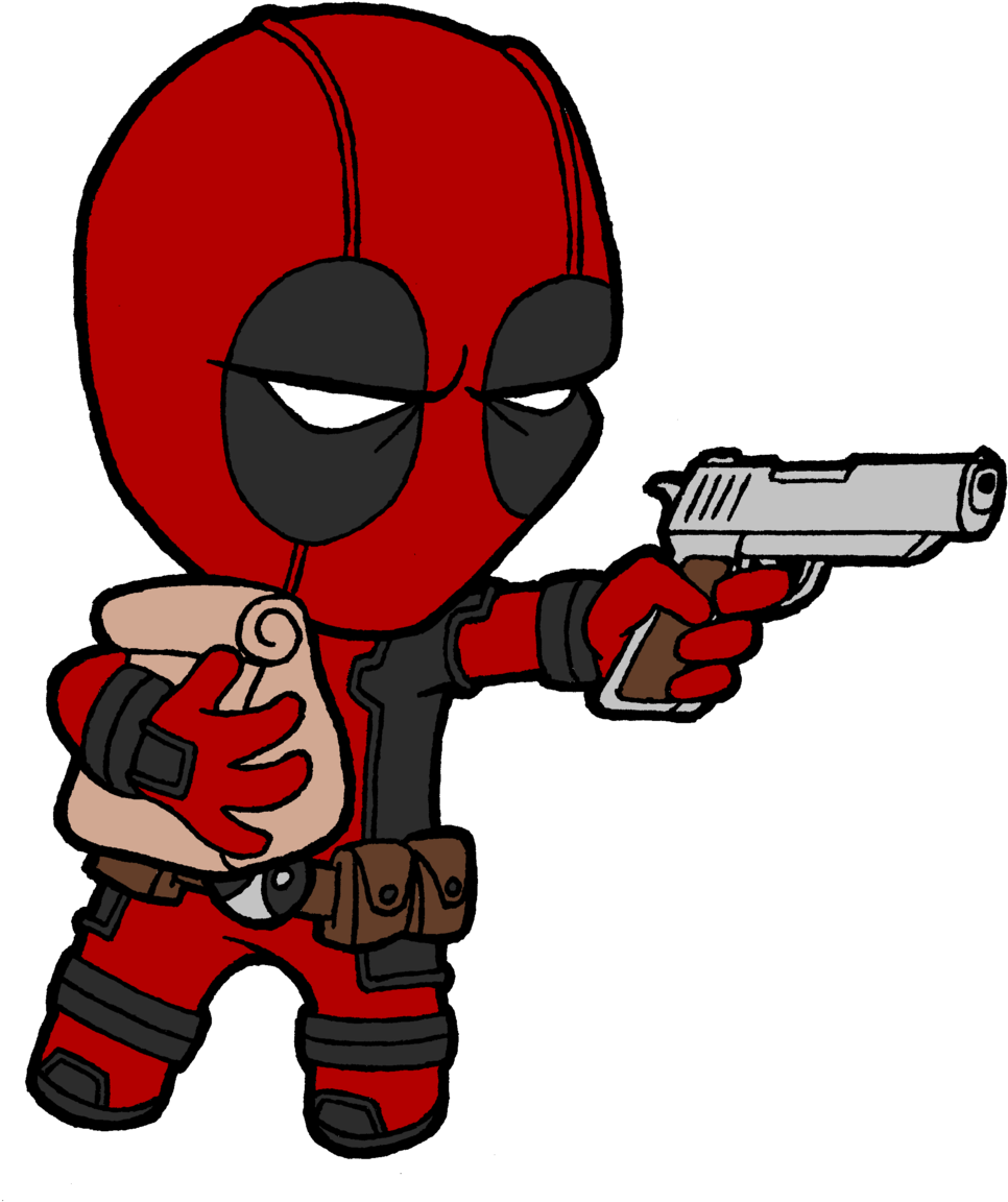 Animated Deadpool Cliparts - Animated Deadpool Cliparts (1024x1216)