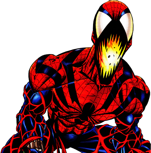 Carnage Png Pic - Spiderman Ben Reilly Carnage (550x523)