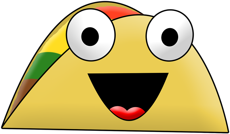 Cartoon Taco Free Illustration Taco Cartoon Silly Food - Cartoon Taco Transparent (960x583)
