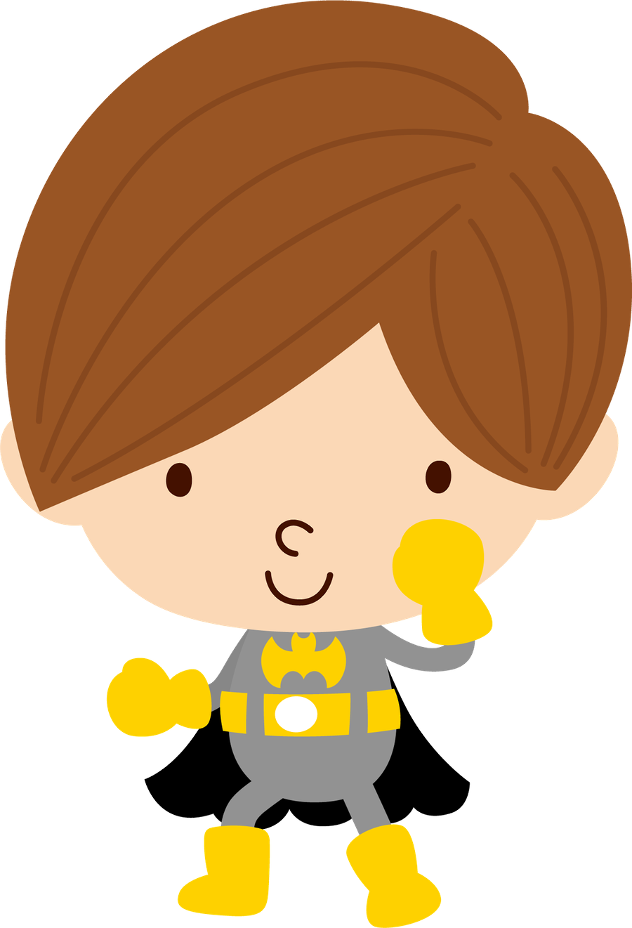 Imágenes De Niños Y Niñas Con Disfraz De Superheroes - Niño Super Heroe Png (900x1321)