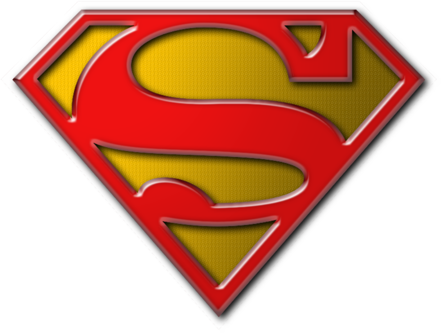 Superman Logo Clipart - Superman Logo Transparent Background (900x683)