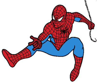 Spiderman Clipart Free - The Little Mermaid (400x340)
