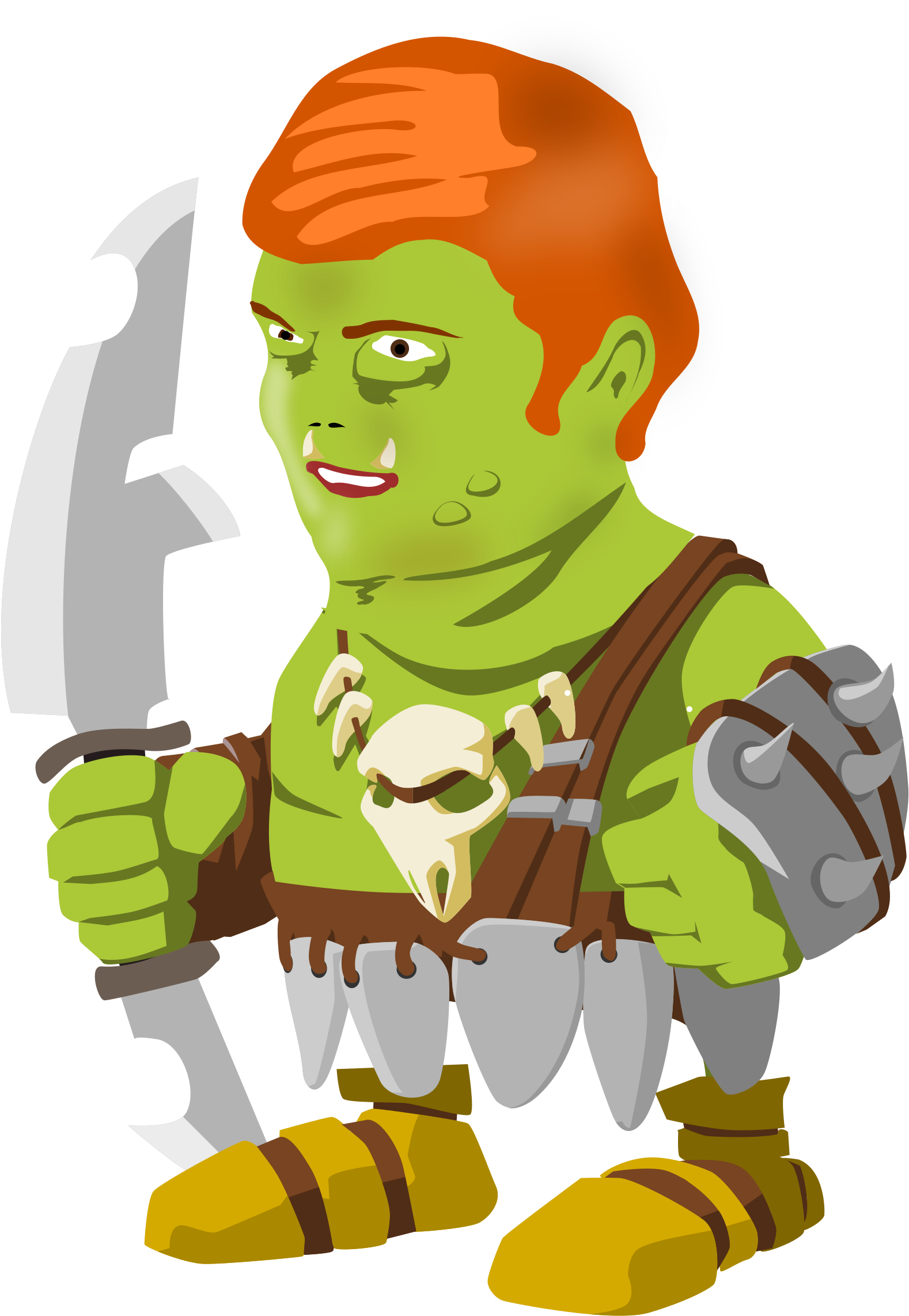 Clipart - Goblin Clipart Transparent (1926x2400)