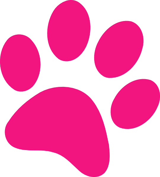 Pink Paw Print Logo (540x597)