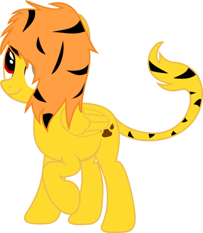 Vector Smiling Tiger Paw By Barrfind - Tiger (835x956)