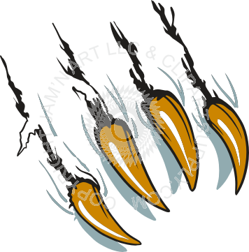 Clip Art Bear Claw (356x361)