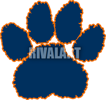 Clemson Tiger Paw Clip Art - Copper (361x342)