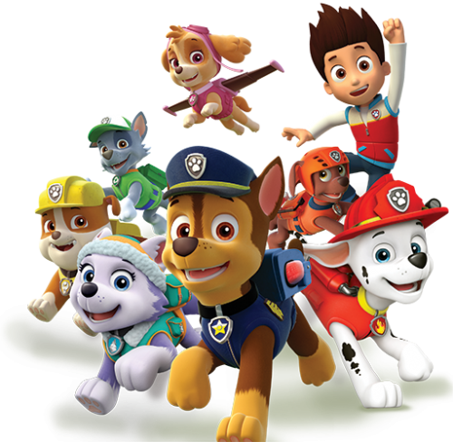 Paw Patrol Characters - Paw Patrol Png (500x488)