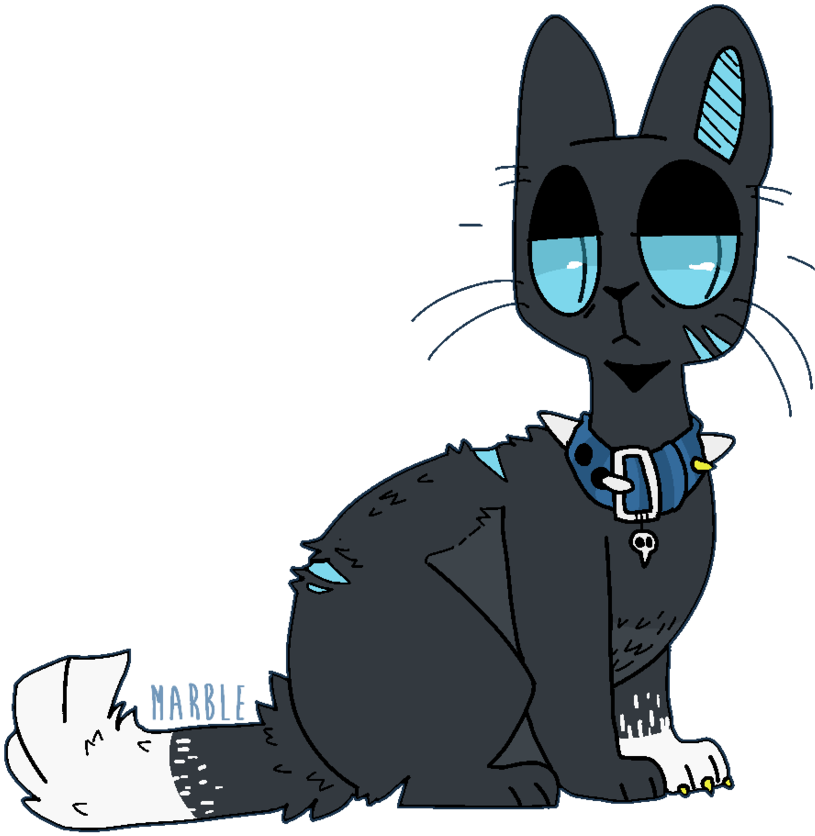 Warrior Cats Doodle By Marble Cat Paws - Warrior Cats Pixel Art (883x904)
