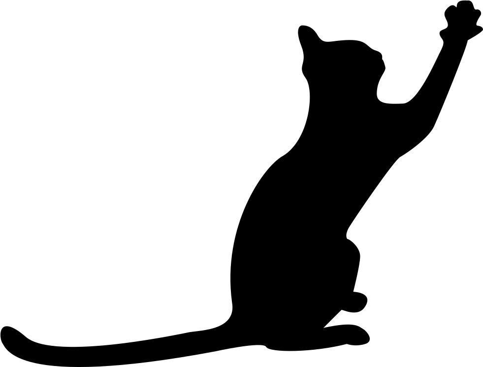 Силуэт кота