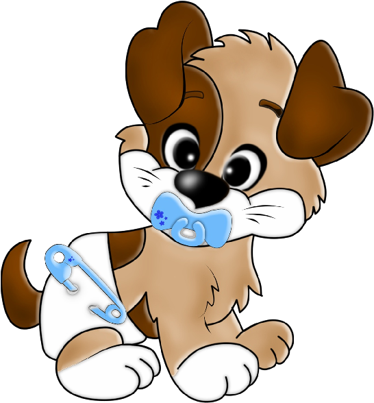 Cute Cartoon Puppys - Cute Baby Puppy Cartoon (600x600)