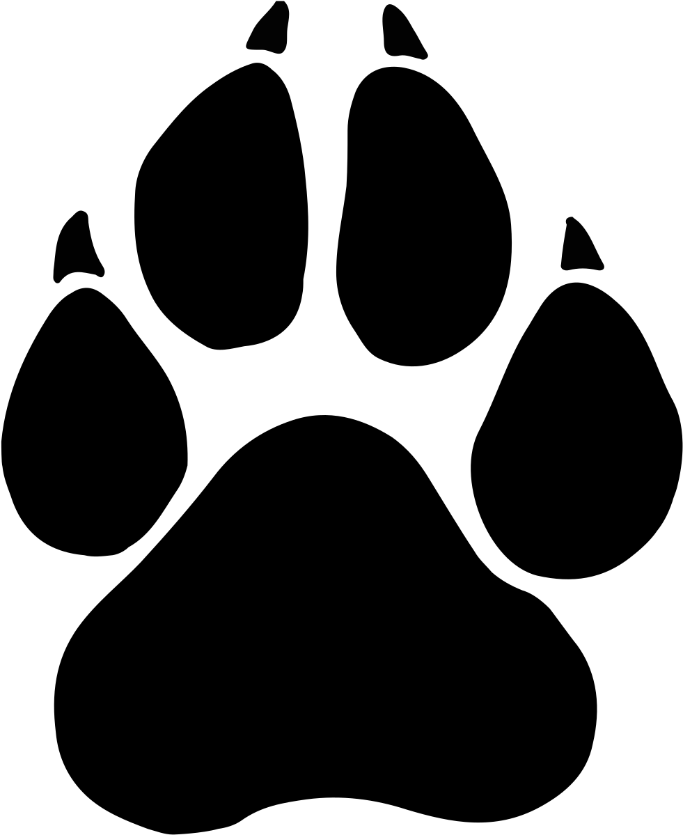 Open - Panther Paw Png (1000x1223)