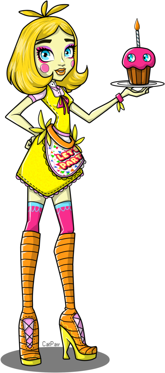 Toy Chica In Monster High By C A T P A W - Toy (628x1273)