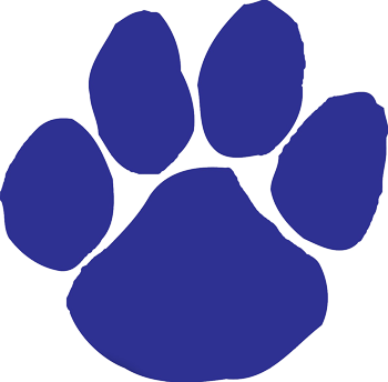 A Weekend To Celebrate Panther Pride - Tiger Paw Print Clipart (350x344)