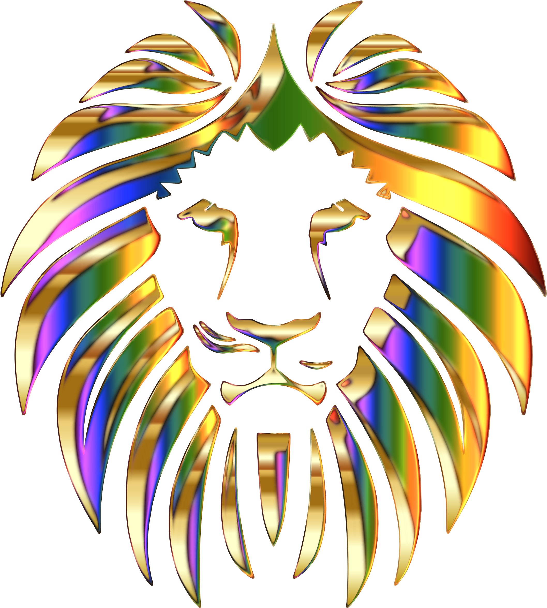 Clipart - Lion (2158x2400)