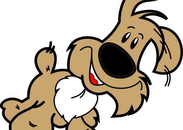 Cute Dog Clip Artdogs Cute Dog Clipart Free Images - Cartoon Dog Embroidery Design (600x425)